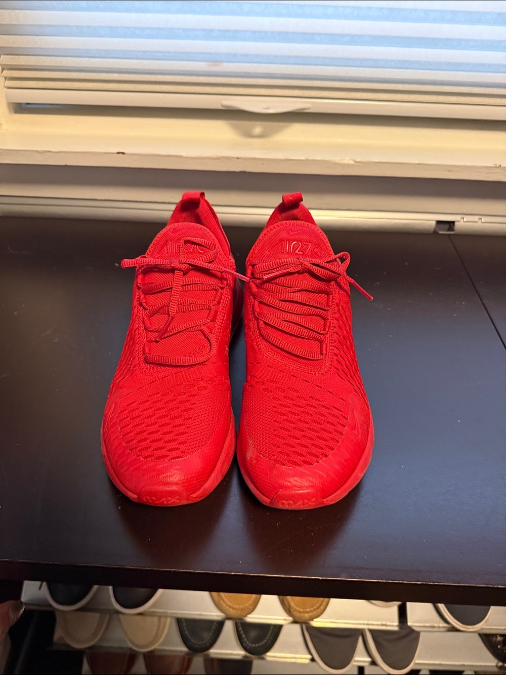 Nike Air Max All-Red Athletic Shoes
